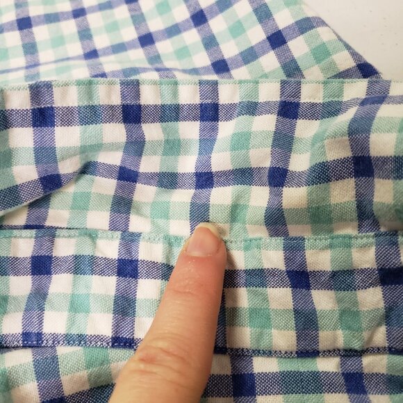 Polo Ralph Lauren Mens Gingham Oxford Button Shirt Size M Slim Fit Preppy Golf - Picture 8 of 15
